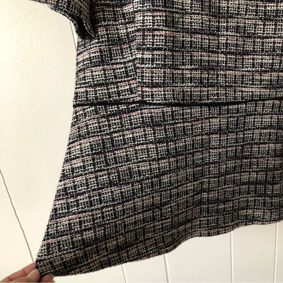 Ann Taylor Short Sleeve Cotton Blend Top Blouse Size L - Picture 4 of 8